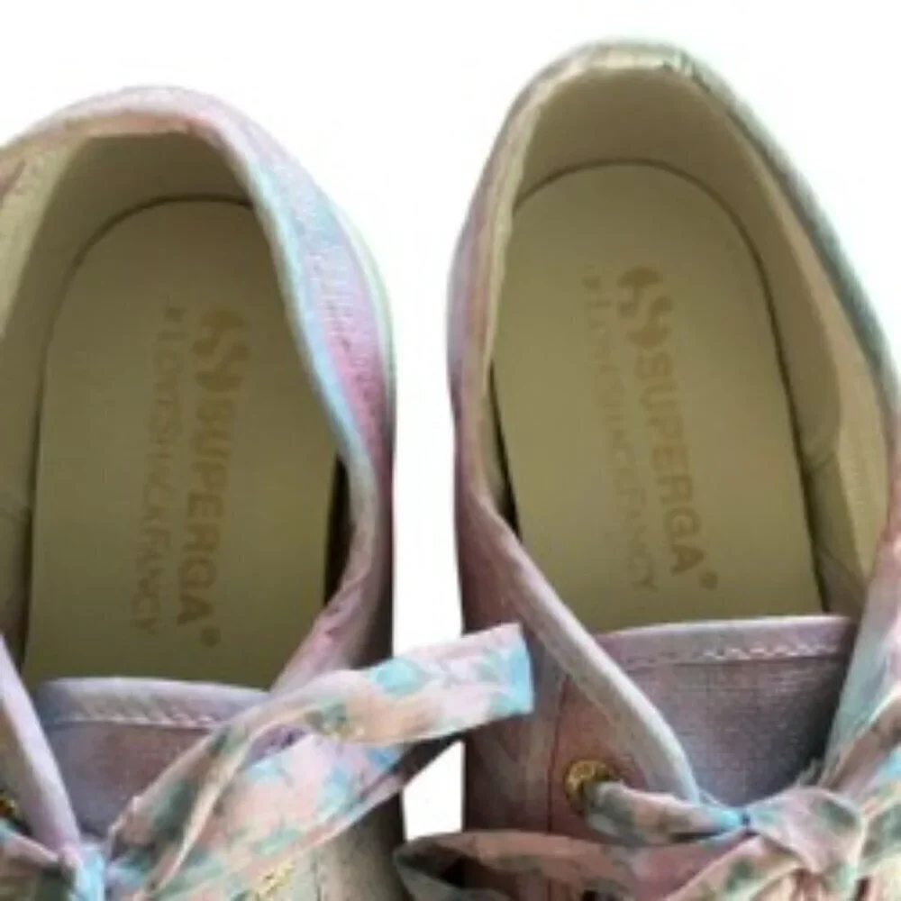 Superga x LoveShackFancy 2750 Sneaker in Cotton Candy 7